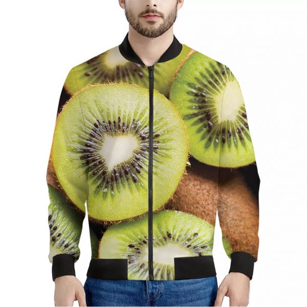 Kiwi 3D Print Bomber Jacket