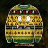 Knitting Pattern Boo Bees 3D Print Ugly Christmas Sweatshirt