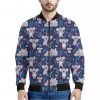 Koala Forest Pattern Print Bomber Jacket