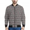 Ladybug Striped Pattern Print Bomber Jacket