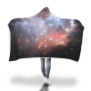 Light Geomagnetic Storm Galaxy Space Print Hooded Blanket Cloak Blanket