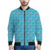 Love French Bulldog Pattern Print Bomber Jacket