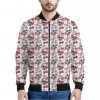 Lovely Yorkshire Terrier Pattern Print Bomber Jacket