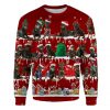 Manchester Terrier Snow Christmas Ugly Christmas Sweatshirt Animal Dog Cat Sweater Unisex