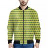 Mardi Gras Fat Tuesday Pattern Print Bomber Jacket