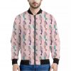 Mermaid Girls Pattern Print Bomber Jacket