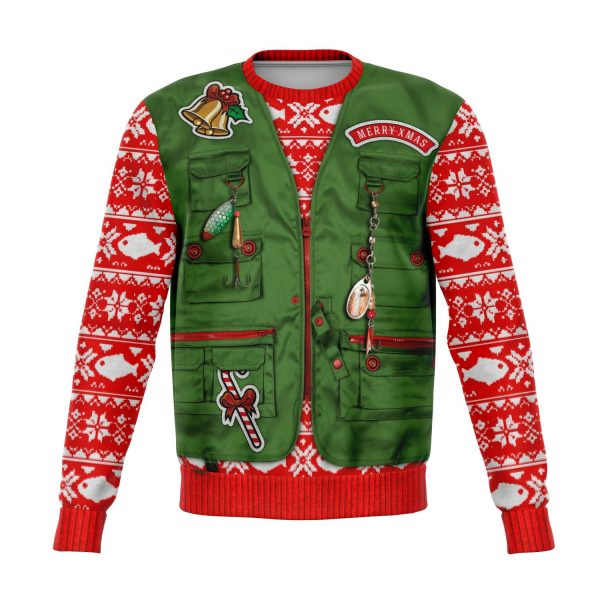 "Merry Fishmas" Ugly Christmas Sweatshirt - Colins Store