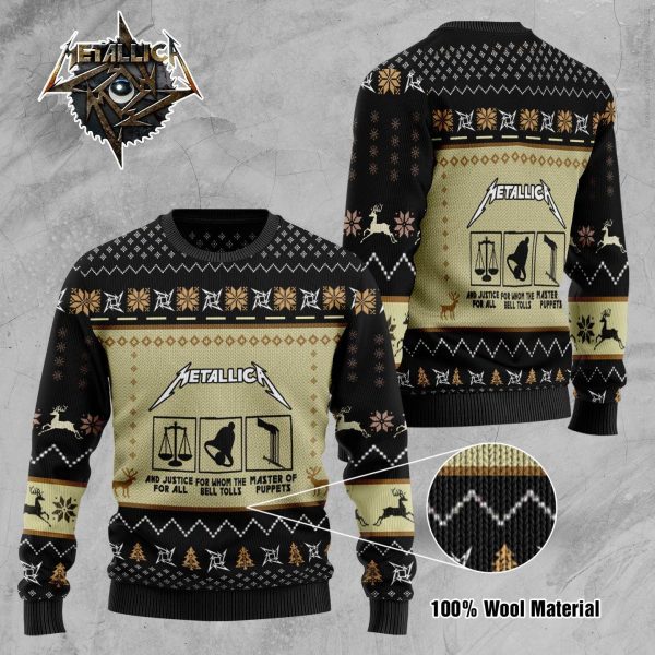 Metallica Ugly Christmas Sweatshirt