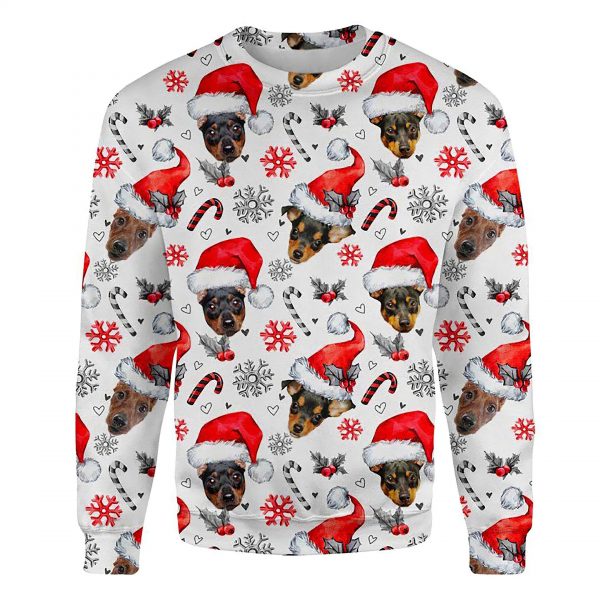 Miniature Pinscher Xmas Decor Ugly Christmas Sweatshirt Animal Dog Cat Sweater Unisex