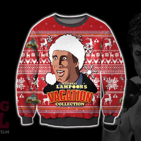 National Lampoon'S Vacation 3D All Over Printed Christmas Sweatshirt
