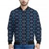 Native Ethnic Pattern Print Bomber Jacket