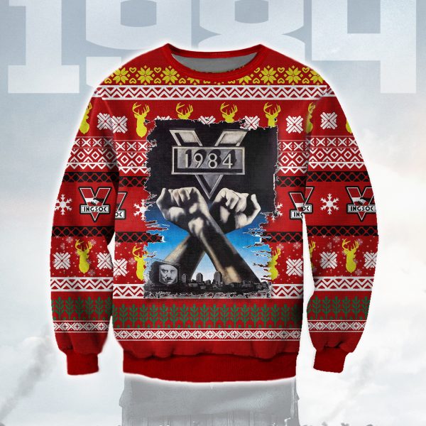 Nineteen Eighty-Four 3D All Over Printed Ugly Sweatshirt