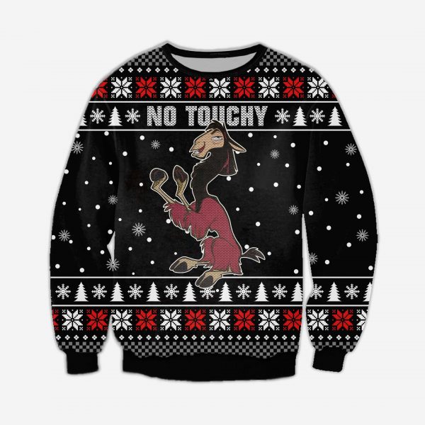 No Touchy Knitting Pattern 3D Print Ugly Sweatshirt