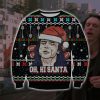 Oh Hi Santa Knitting Pattern 3D Print Ugly Sweatshirt
