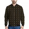 Orthodox Christian Pattern Print Bomber Jacket