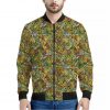 Outdoor Camping Pattern Print Bomber Jacket