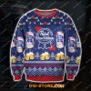 Pabst Blue Ribbon Beer 3D All Over Print Ugly Christmas Sweatshirt