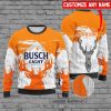 Personalized Busch Light Christmas Sweatshirt