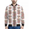 Pile Of Reading Books Pattern Print Bomber Jacket