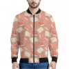 Reading Books And Glasses Pattern Print Bomber Jacket