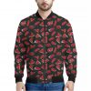 Red Meat Pattern Print Bomber Jacket