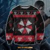 Resident Evil 3D Knitting Pattern Print Ugly Christmas Sweatshirt