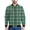 Saint Patrick's Day Stewart Plaid Print Bomber Jacket