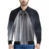 Scary Ghost 3D Print Bomber Jacket