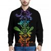 Seven Spiritual Chakras Print Bomber Jacket