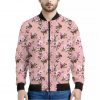 Shabby Chic Vintage Floral Print Bomber Jacket