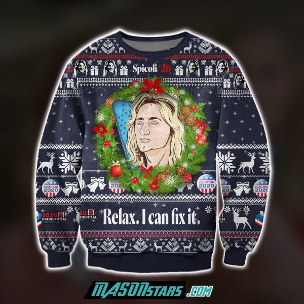 Spicoli 20 Relax I Can Fix It 3D Print Ugly Sweatshirt