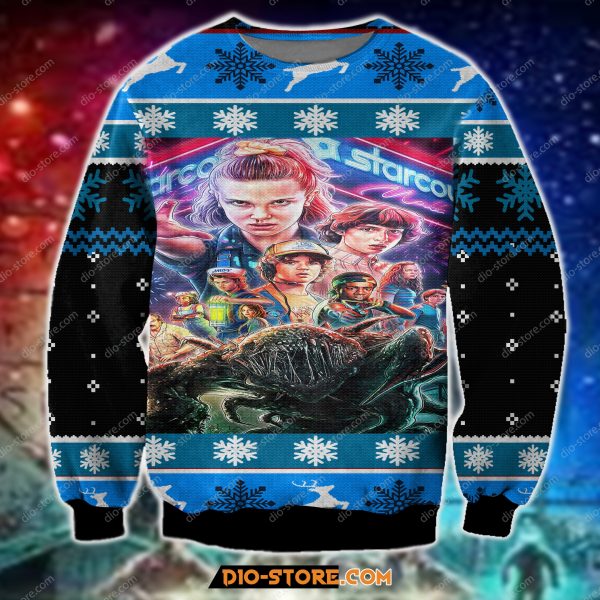 Stranger Things 3D All Over Printed Ugly Christmas Sweatshirt