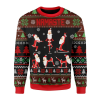 Sweatshirt Yoga Ugly Christmas 3D