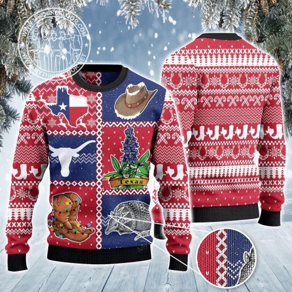 Texas Lovers Christmas Gift All Over Print Sweatshirt