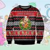 The Flintstones 3D All Over Printed Ugly Christmas Sweatshirt