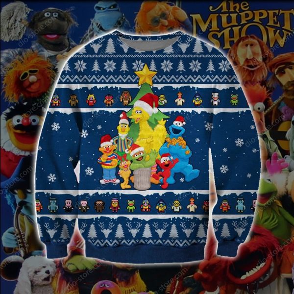The Muppet Show 3D All Over Printed Ugly Christmas Sweatshirt