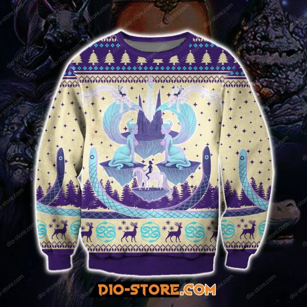 The Neverending Story 3D Print Ugly Christmas Sweatshirt