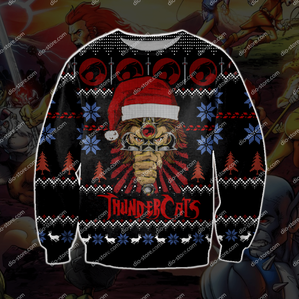 Thundercats 3D All Over Printed Ugly Christmas Sweatshirt