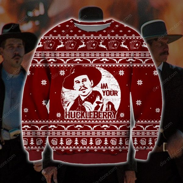 Tombstone Knitting Pattern 3D Print Ugly Christmas Sweatshirt