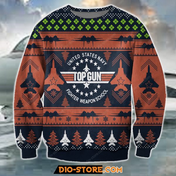 Top Gun 1986 Tom Cruise 3D All Over Printed Ugly Sweatshirt