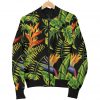 Tropical Summer Pattern Print Bomber Jacket