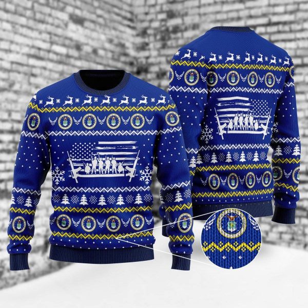U.S Air Force Ugly Christmas Sweatshirt