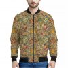 Vintage Wicca Tarot Card Print Bomber Jacket