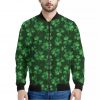 Watercolor Saint Patrick's Day Print Bomber Jacket