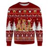 Welsh Terrier Ugly Christmas Sweatshirt Animal Dog Cat Sweater Unisex