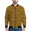 West African Adinkra Tribe Symbols Bomber Jacket