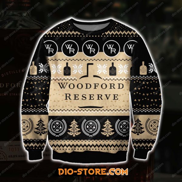 Woodford Reverse Wine 3D All Over Print Ugly Christmas Sweatshirt