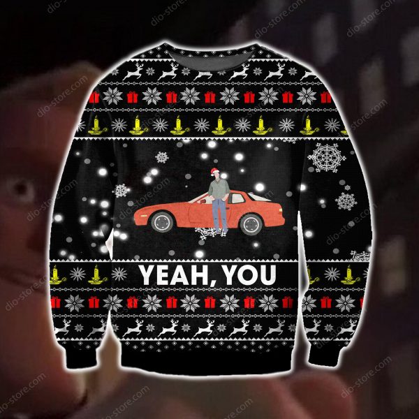 Yeah You- Sixteen Candles Knitting Pattern 3D Print Ugly Sweatshirt