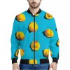 Yellow Rubber Ducks Print Bomber Jacket