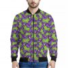 Zombie Foot Pattern Print Bomber Jacket